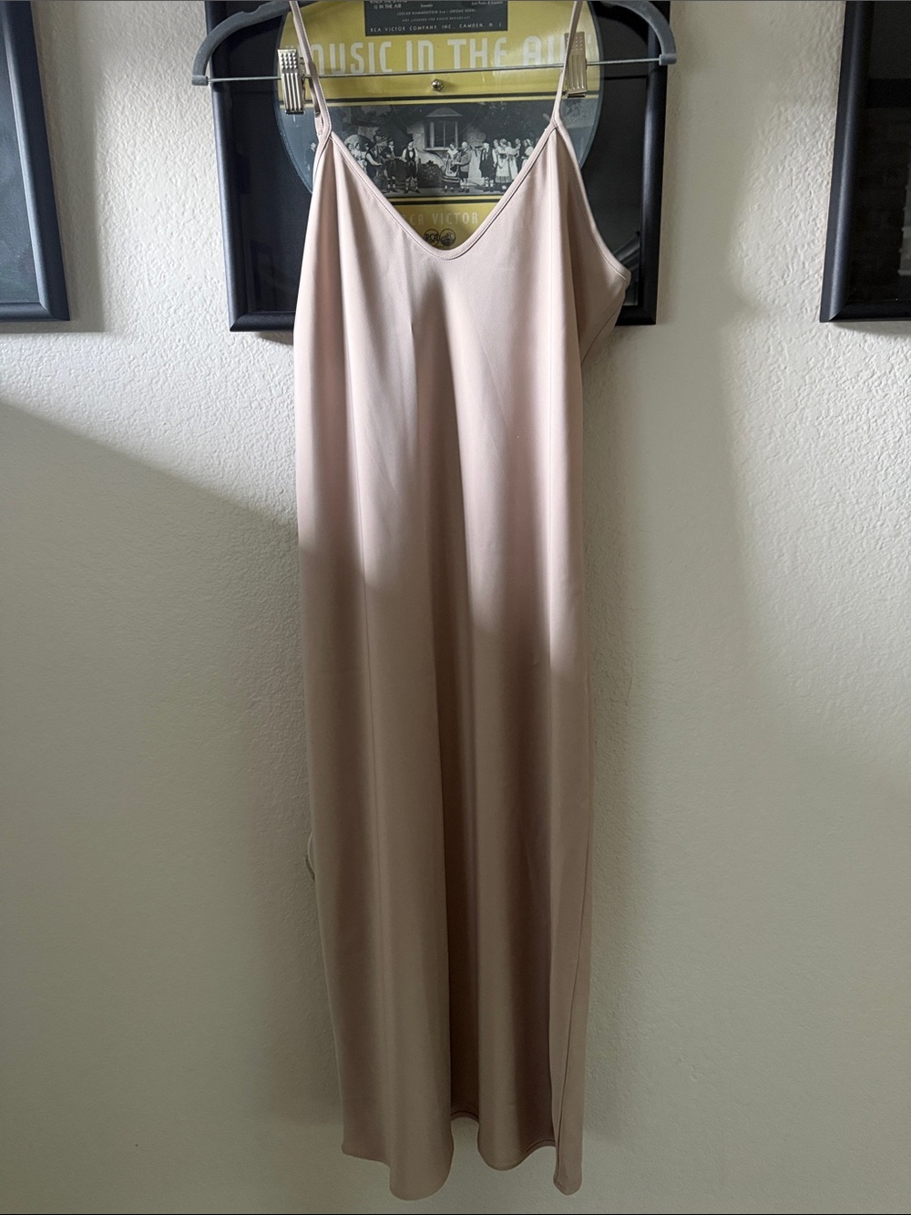 Women's Slip Maxi Dress in Blush